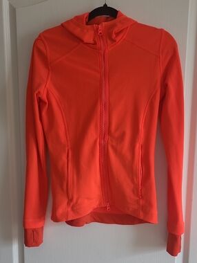 Stella McCartney Bright Orange Zip-Up Jacket